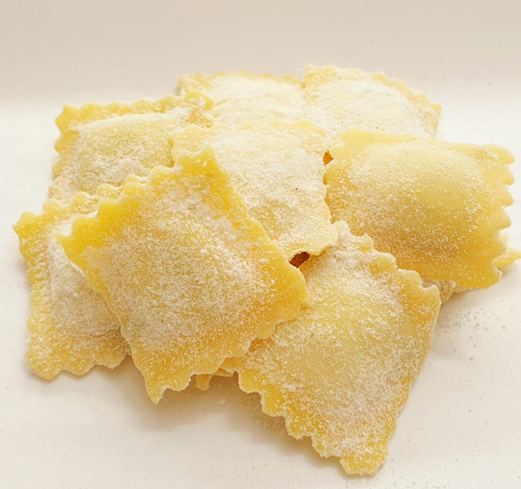 Ravioli ricotta e spinaci